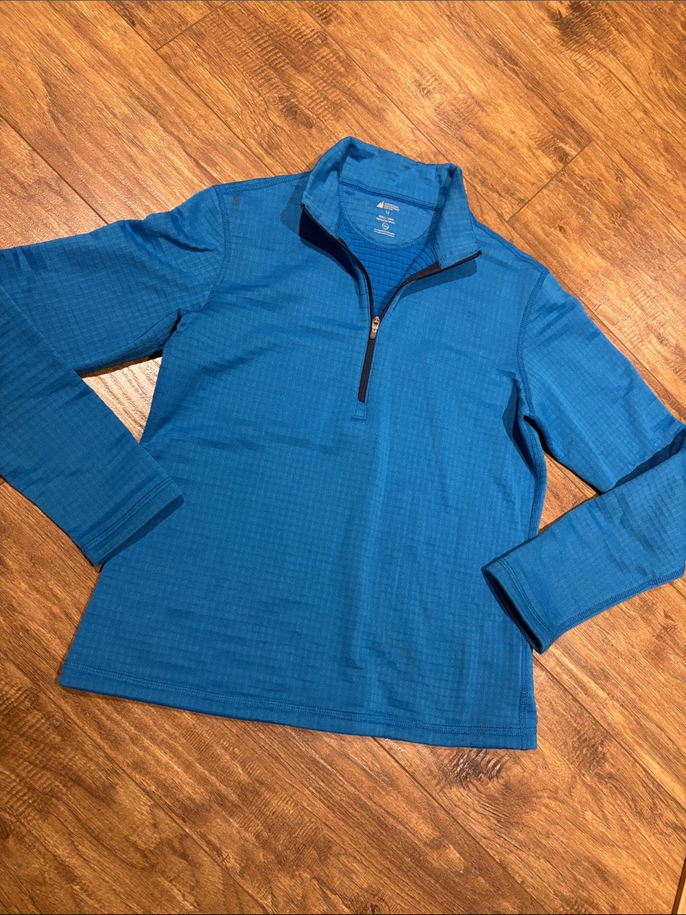 Mountain equipment co-op kids Blue Half-Zip Performance Pullover
